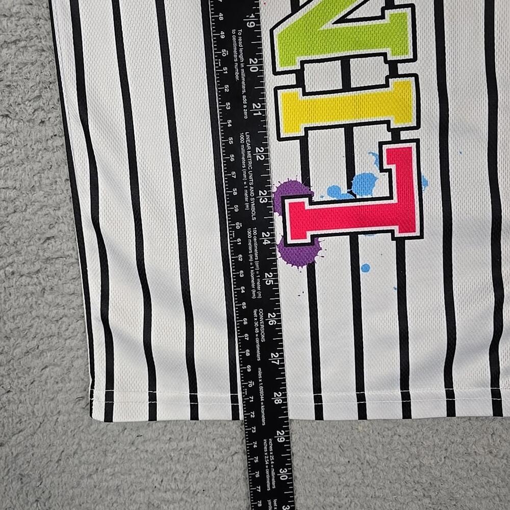 Fashion of New York Women's Baseball Jersey Double Side Print Size 2X - Picture 8 of 9